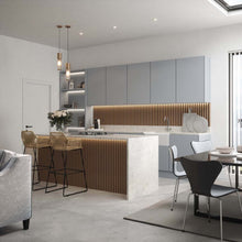 Load image into Gallery viewer, Smoked Oak Acoustic Slat-Wall Panel