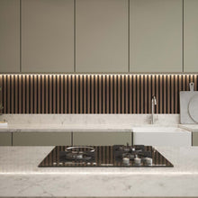 Load image into Gallery viewer, Walnut Acoustic Slat-Wall Panel