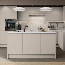 Load image into Gallery viewer, Senza Matt Cashmere Stone Integrated Handle Kitchen Cabinets
