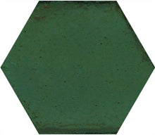 Load image into Gallery viewer, Hope Green Gloss Hexagonal Wall Tile
