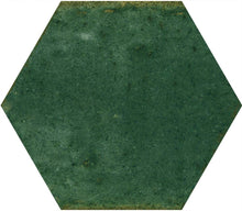 Load image into Gallery viewer, Hope Green Gloss Hexagonal Wall Tile

