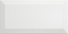 Load image into Gallery viewer, White Gloss brick effect Kitchen Splashback Tile
