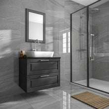 Load image into Gallery viewer, Anderley Dark Grey Polished Porcelain Wall &amp; Floor Tile
