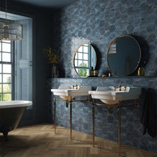 Load image into Gallery viewer, Hope Blue Gloss Hexagonal Wall Tile
