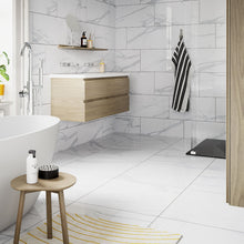 Load image into Gallery viewer, Kendal Bianco Polished Porcelain Wall &amp; Floor Tile
