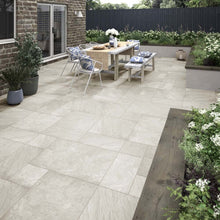 Load image into Gallery viewer, Alfresco Ellerby White Glazed Porcelain 20mm Opus (21.06m2) Full Pallet Deal
