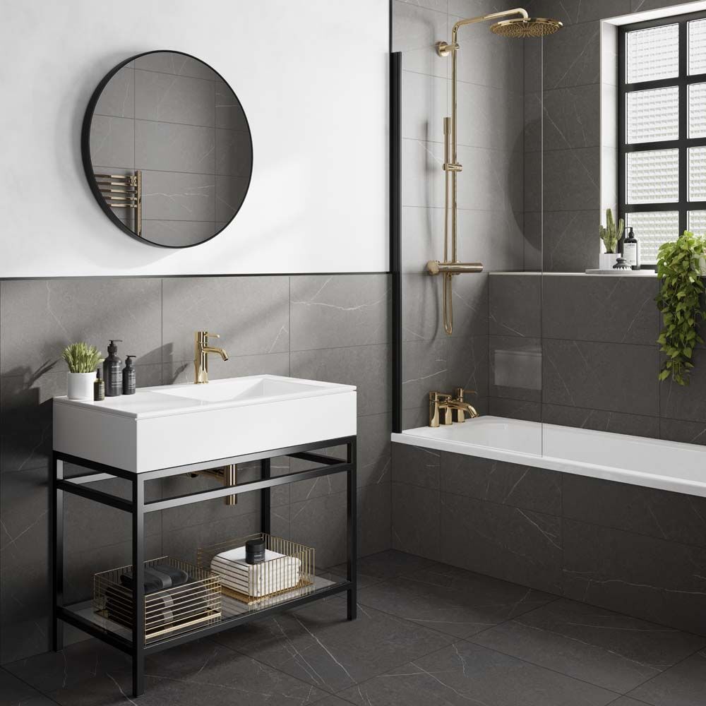 Capri Matt Dark Grey Ceramic Wall Tile