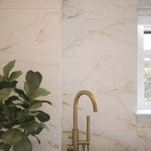 Load image into Gallery viewer, Goldman Matt Ceramic Gold Marble Wall Tile
