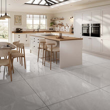 Load image into Gallery viewer, Anderley Light Grey Polished Porcelain Wall &amp; Floor Tile
