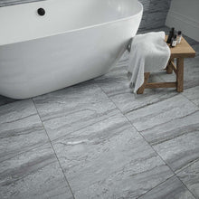 Load image into Gallery viewer, Laurent Grey Matt Porcelain Wall &amp; Floor Tile
