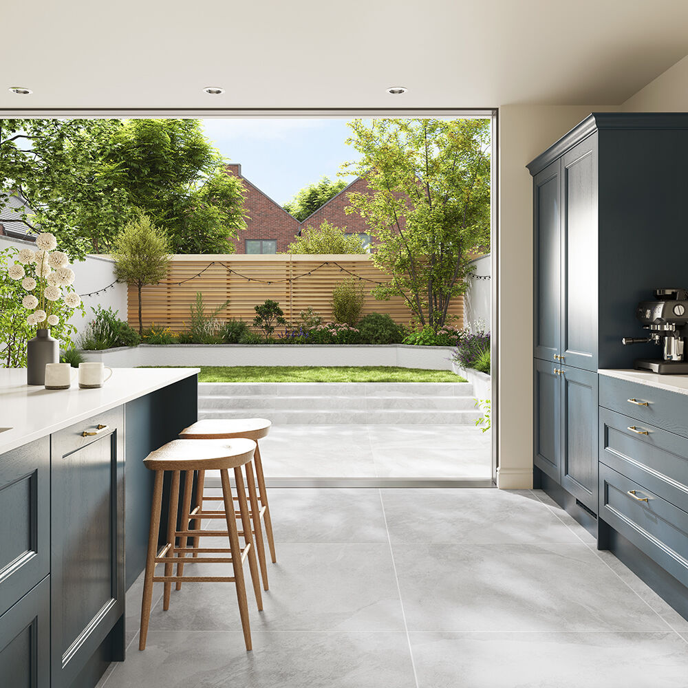 Alfresco Atlanta White Glazed Porcelain 1000x1000x20mm (1 Tile per box 1.00m2)