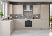 Load image into Gallery viewer, Senza Gloss Cashmere Stone Integrated Handle Kitchen Cabinets
