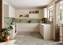 Load image into Gallery viewer, Senza Matt Cashmere Stone Integrated Handle Kitchen Cabinets
