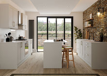 Load image into Gallery viewer, Sereno Matt Light Grey Shaker Kitchen Cabinets
