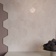 Load image into Gallery viewer, Hope Pink Gloss Hexagonal Wall Tile

