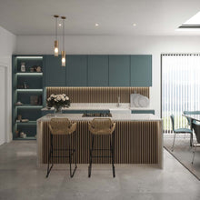 Load image into Gallery viewer, Natural Oak Acoustic Slat-Wall Panels

