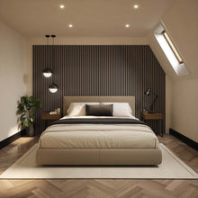 Load image into Gallery viewer, Misty Grey Acoustic Slat-Wall Panels
