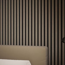 Load image into Gallery viewer, Misty Grey Acoustic Slat-Wall Panels
