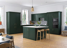 Load image into Gallery viewer, Cambridge Fir Green Painted Timber Shaker Kitchen Doors
