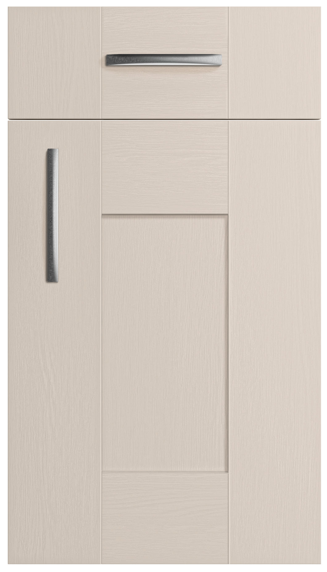 Cashmere woodgrain shaker kitchen doors