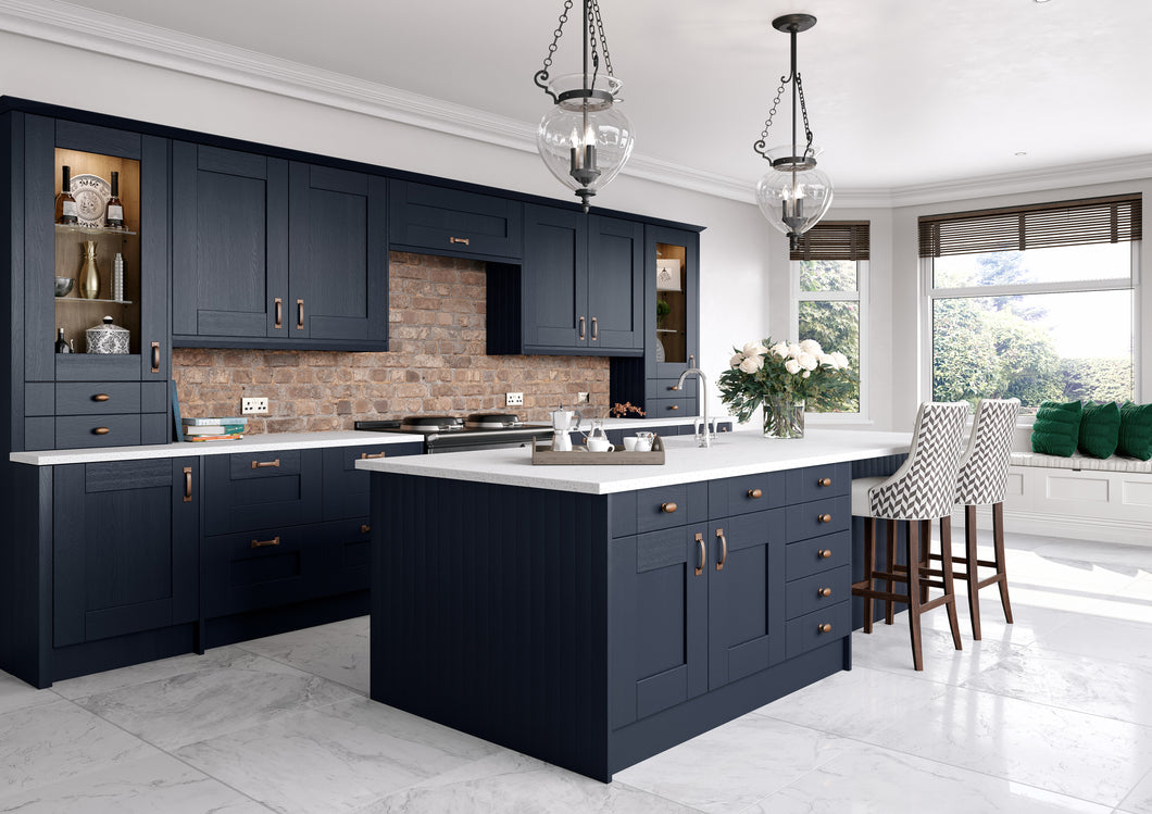 Cartmel Indigo Blue Replacement Kitchen Doors