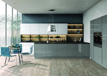 Load image into Gallery viewer, Lucente Dust Grey High Gloss Handleless Replacement Kitchen Doors
