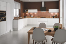 Load image into Gallery viewer, Lucente matt white handleless kitchen units
