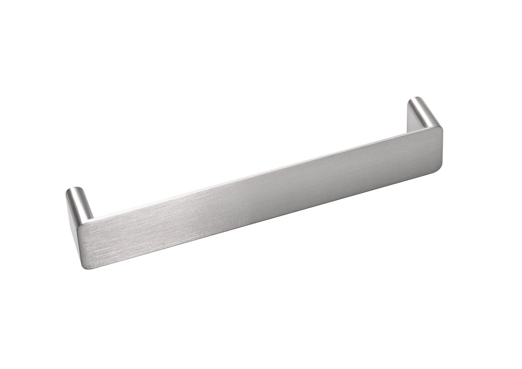 Precision handle brushed steel