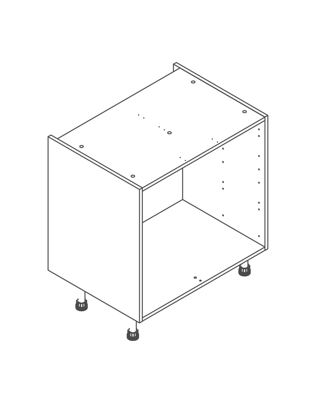 800mm Kitchen Drawer Base Unit