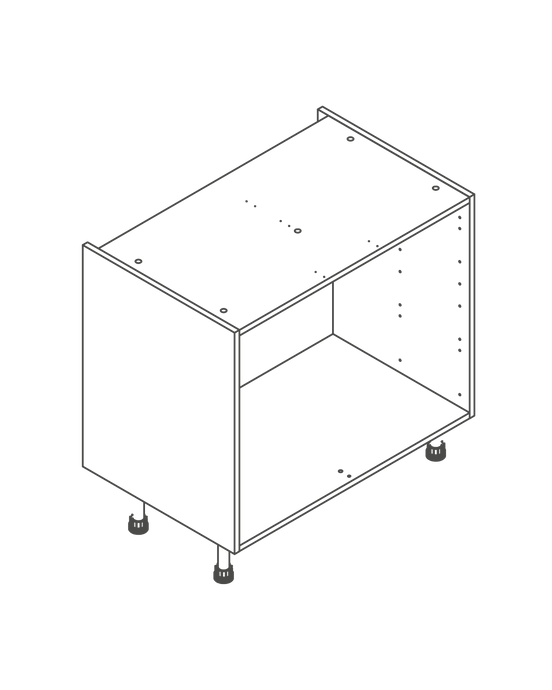 900mm Kitchen Drawer Base Unit