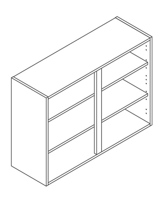 1000mm Extra Tall Kitchen Wall Unit