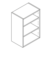 Load image into Gallery viewer, 400mm Extra Tall Kitchen Wall Unit
